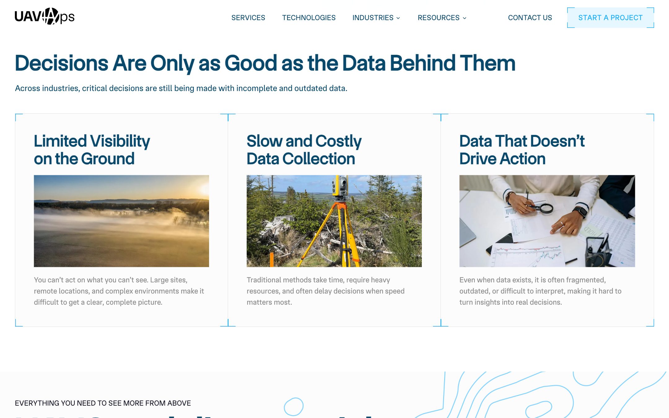 “Decisions Are Only as Good as the Data Behind Them”: cards on limited visibility, slow data collection and data that doesn’t drive action